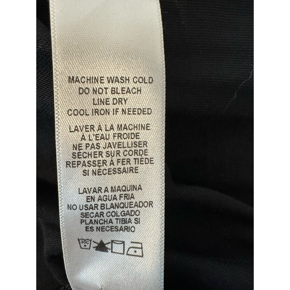 Frame Savannah Sleeveless Maxi Dress Black Drop Waist Handkerchief Hem Size S - Picture 6 of 6